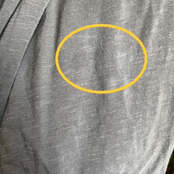 Toad & Co. Grey Long Sleeve Three Button Henley Organic Cotton Shirt XXL - Picture 5 of 7